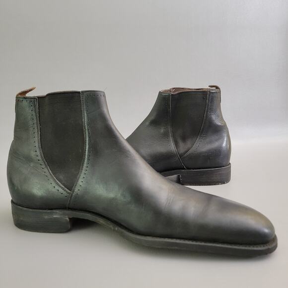 Grenson Black Leather Chelsea Boots Shoes Men\'s UK 8 F US 9 main image 4